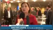Dina Boluarte sobre su actual Gobierno: “Estamos en proceso de pacificación del país"