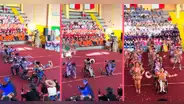 Joven en silla de ruedas deslumbra al público chileno al bailar caporal en festival escolar