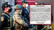 ¿Qué dice el decreto que declara en estado de emergencia SJL, SMP y Sullana en Piura?