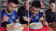 Ecuatoriano dice que el ceviche es de su país, pero prueba el de Perú y opina : “Me quedo con el peruano”