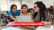 ¿Qué empleos ofrecía Minedu con sueldos desde S/4.500?
