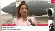 “Venimos satisfechos con el trabajo realizado allá”: así respondió Boluarte a su regreso a Perú de EE. UU.