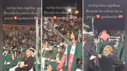 Peruana en EE. UU. se gradúa en DERECHO y emociona con los detalles de su toga: “Es amor a la patria”