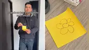 Joven dibuja FLORES en post-it amarillo y los regala en su trabajo: “Sobra la creatividad”