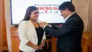 Rohel Sánchez y Gilia Gutiérrez y uno de sus proveedores favoritos