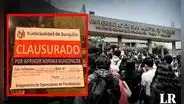 Clausuran facultad de la Universidad de San Martín de Porres por infringir normas municipales