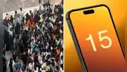 iPhone 15: largas colas en centro comercial de Dubái para comprar nuevo celular de Apple