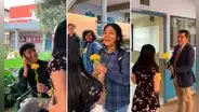 Estudiantes de la UNI fueron sorprendidos con FLORES AMARILLAS y REDES estallan: “Son pintadas”