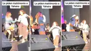 Joven le ‘pidió matrimonio’ a Yahaira en pleno concierto en universidad y sorprende a fans