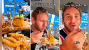Joven encuentra ceviche de pota a 7 soles en Ate y sorprende en redes: “Muy barato y se ve bueno”