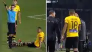 Alexander Callens se lesionó y pidió su cambio en su debut con AEK Atenas en Grecia