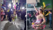 Rosángela Espinoza y Michelle Soifer deleitaron en pasacalle de Virgen de las Mercedes en Puno