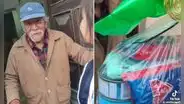 Padre regala alimento de Qali Warma a abuelito sin recursos en Lima: "Lo doy a alguien que sí lo necesita"