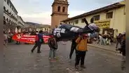 Gremios del Cusco protestaron contra de Dina Boluarte y Alejandro Soto