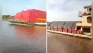 Gran carga de cerveza en río de Iquitos sorprende a usuarios en redes: "Solo para el fin de semana"