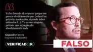 Es falso que ninguna película peruana financiada por el Estado haya ganado “nada”, como dijo Alejandro Cavero