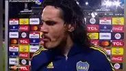 Cavani se molestó con periodista que le preguntó por sus 'goles fallados' tras empate de Boca