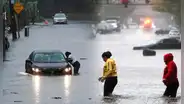 Impactantes imágenes de las inundaciones en Nueva York que fue declarada en estado de emergencia