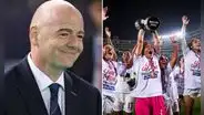 Gianni Infantino felicitó a la 'U' por lograr el título de la Liga Femenina tras vencer a Alianza Lima