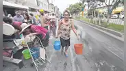 Ministra dice que un 85% de zonas tendrán agua a las 48 horas