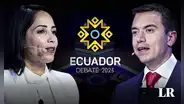 ¿A qué hora y dónde ver el debate presidencial de HOY entre Daniel Noboa y Luisa González?