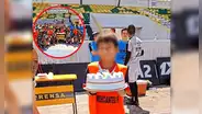 Futbolistas de Comerciantes FC celebran cumpleaños de niño que los acompaña a entrenamientos