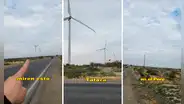 Colombiana se impresiona al ver decenas de generadores de energía eólica en TALARA: “Qué belleza”