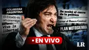 Javier Milei en el debate presidencial EN VIVO: ¿qué dijo el candidato de La Libertad Avanza?
