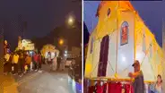 Escolares de Cañete fabrican impresionante antorcha con forma de iglesia: “Llevaron todo el Vaticano”
