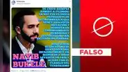 Nayib Bukele no dijo que "admiraba a Fujimori" cuando era chico