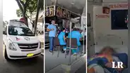 Captan a paramédicos desayunando en juguería mientras paciente espera en ambulancia en Colombia