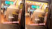 Captan enorme tanque dentro de restaurante y usuarios reaccionan: “Preparándose para el corte de agua”