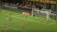 La increíble ocasión de gol que falló Oliver Sonne frente al arco a poco de su llegada a Perú