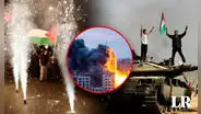 Irán festeja con fuegos artificiales el ataque de Hamás contra Israel que dejó más de 200 muertos