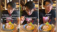 Chino prueba ceviche en Perú por primera vez y su reacción se vuelve viral: “¿Está crudo?”