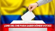 Dónde voto 2023 LINK - CNE para la segunda vuelta en Ecuador
