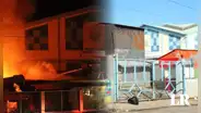 Sorpresivo incendio en el mercado binacional Dominicana-Haití a días de su reapertura
