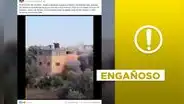 Video viral de edificio bombardeado por Israel en Gaza no es actual