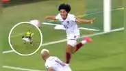 Eduard Bello metió un golazo a Brasil de 'chilena' y empató el partido para Venezuela