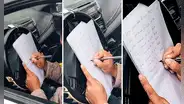Policía de PERÚ sorprende al dar ejemplar castigo a chofer infractor: “No debo pasarme la luz roja”