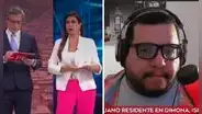 Peruano en Israel se refugia en plena entrevista en vivo tras alerta de bombardeo