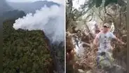 Incendio en San Martín ya consumió 30 hectáreas de área natural Cordillera Escalera