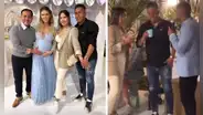 Christian Cueva asistió al baby shower de Brunella Horna y 'Giselo' le juega broma: “Con cerveza no”