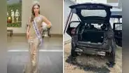 Desconocidos rocían gasolina y prenden fuego a auto de miss Piura