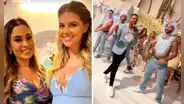 Brunella Horna es sorprendida por Edson Dávila al invitar strippers a su baby shower