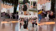 Jóvenes peruanos danzan huaylas y CAPORALES en el día de su boda y sorprenden: “Muy bello”