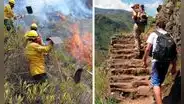 Machu Picchu: cierran ruta de los caminos del inca tras incendio forestal