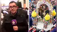 Adolfo Bolívar se quiebra en procesión del Señor de los Milagros por la delicada salud de su madre