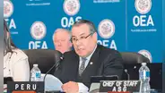 Representante de Perú ante OEA: el tema de la JNJ tiene impacto en el escenario internacional
