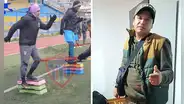 Reimond Manco tuvo su primera práctica en estadio de Pasco y se reencontró con exjotita